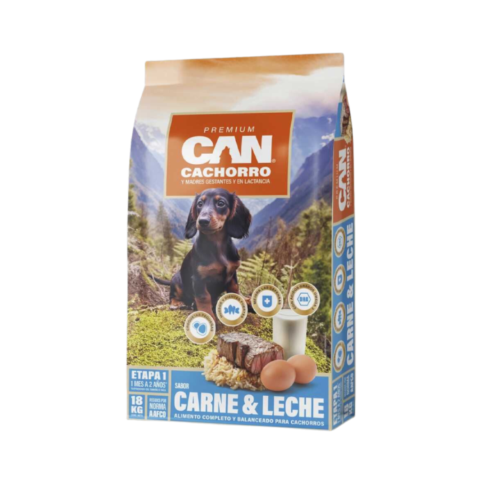 can cachorro madres gestante CAN CACHORRO sabor carne y leche 18 Kg