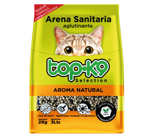 ARENA AGLUTINANTE TOP K9 2Kg x 10 unidades