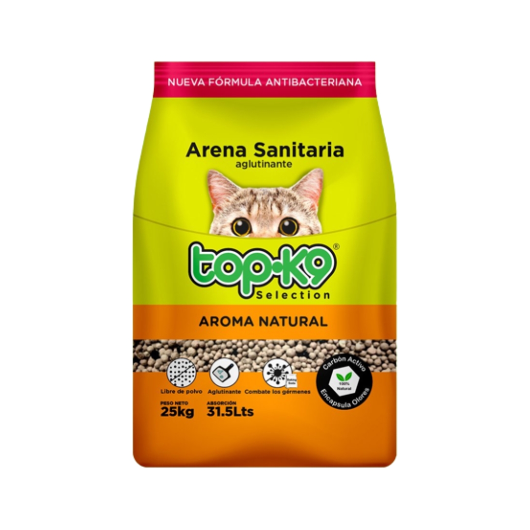 ARENA AGLUTINANTE TOP K9 25Kg aroma limón