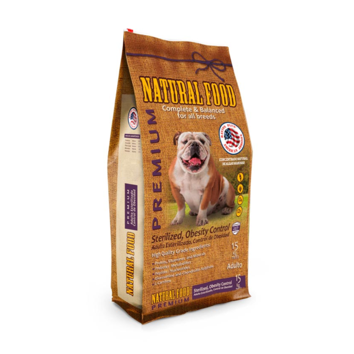 NATURAL FOOD OBESITY /ESTERILIZADOS 15Kg