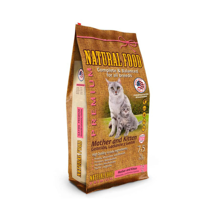 NATURAL FOOD MOTHER AND KITTEN 7.5 Kg