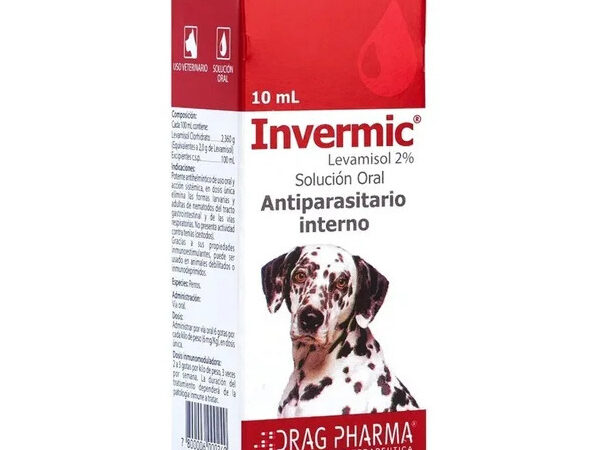 INVERMIC ANTIPARASITARIO PERRO CAJA X 10 UND