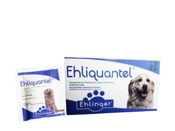 EHLIQUANTEL ANTIPARASITARIO PARA PERROS X 50 UND