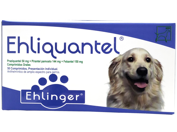 EHLIQUANTEL ANTIPARASITARIO PARA PERROS X 50 UND