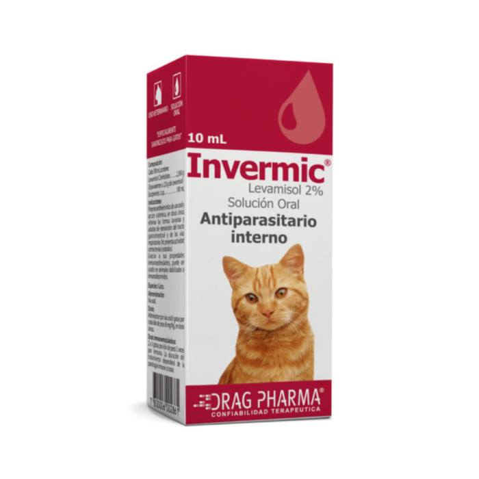 INVERMIC ANTIPARASITARIO GATO CAJA X 10 UND