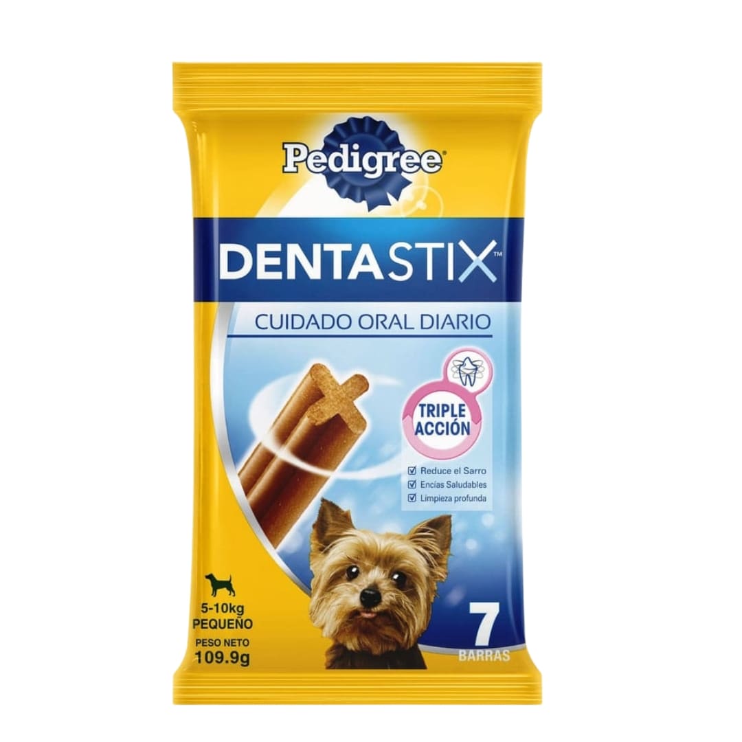 DENTASTIX PEDIGREE RAZA PEQUEÑA Snack X 7 UNIDADES  CAJA 10 PAQUETES