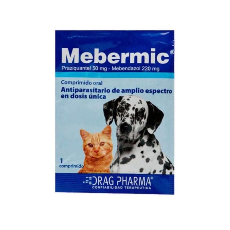 Mebermic antiparasitario perros y gatos x 12 unidades