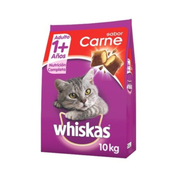 WHISKAS GATO CARNE 10Kg