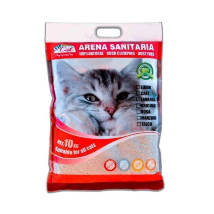 ARENA AGLUTINANTE VIP CAT AROMA TALCO - 10Kg