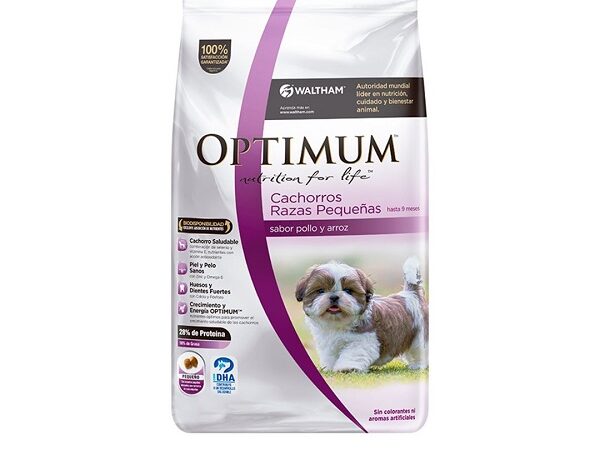 OPTIMUN CACHORRO RAZA PEQUEÑA 3 KILOS