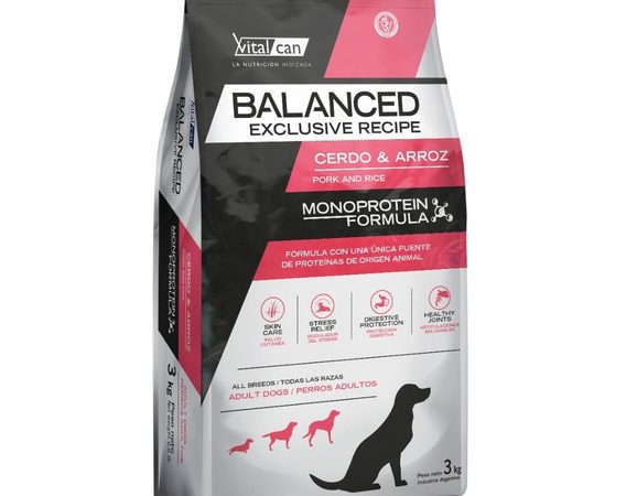 BALANCED EXCLUSIVE RECIPE CERDO Y ARROZ 15Kg