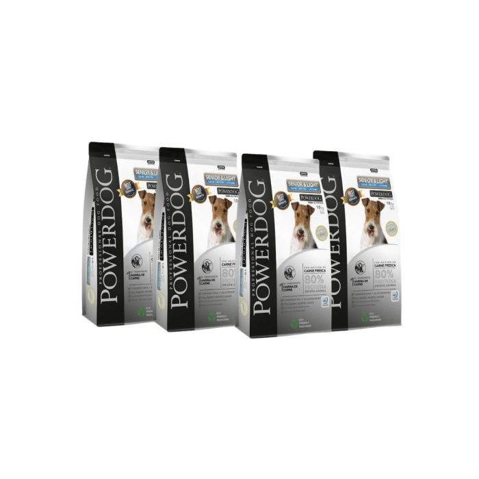 Powerdog senior 3 kilos POWERDOG SENIOR 3Kg x 4 UNIDADES : TOTAL 12 KILOS