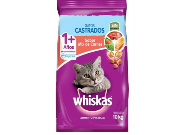 WHIKAS CASTRADO MIX CARNE 10Kg