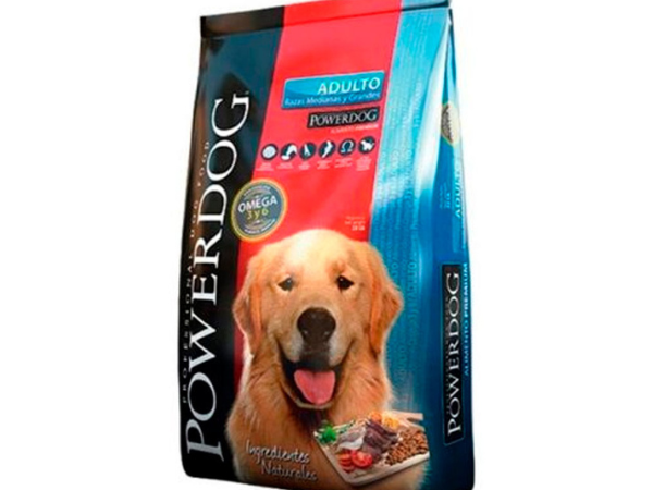 POWERDOG ADULTO RAZA MEDIANA GRANDE 18Kg