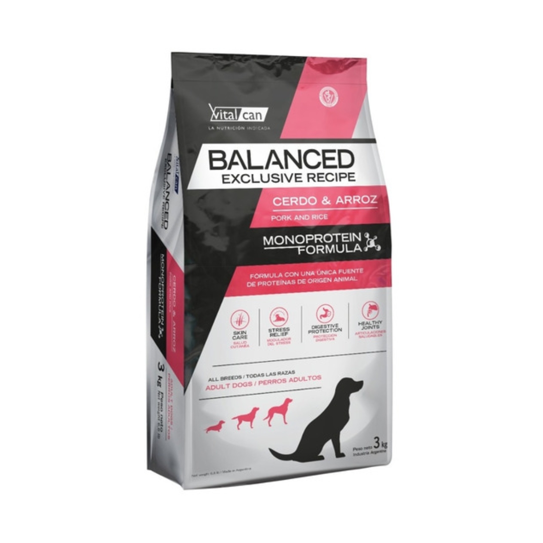 BALANCED EXCLUSIVE RECIPE POLLO Y ARROZ 7.5Kg