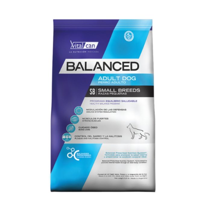 BALANCED PERRO ADULTO RAZA PEQUEÑA 7.5Kg