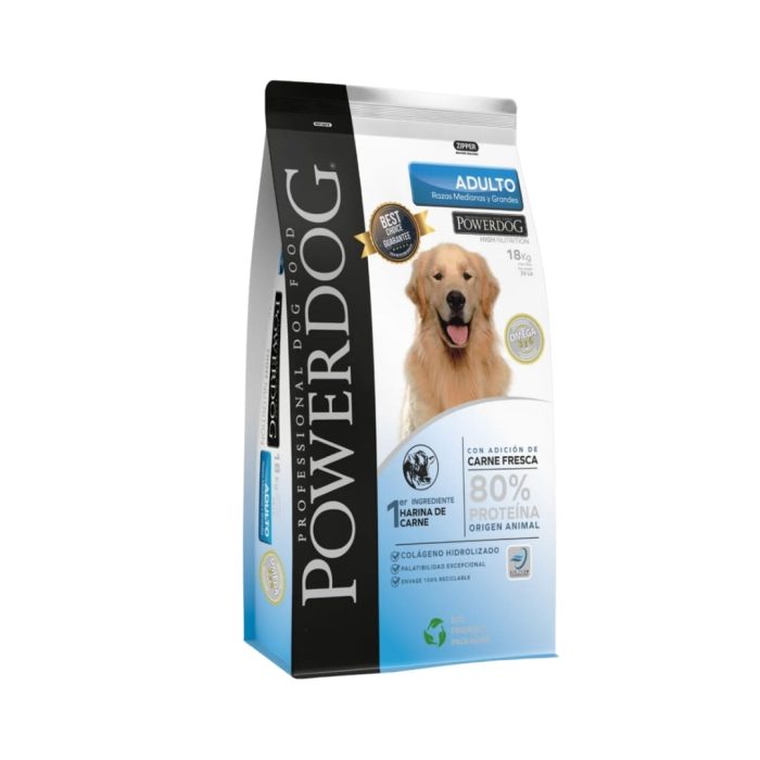 powerdog adulto raza mediana y grande POWERDOG ADULTO RAZA MEDIANA GRANDE 3Kg