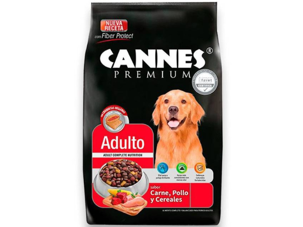 CANNES PREMIUM ADULTO CARNE Y CEREALES 18Kg