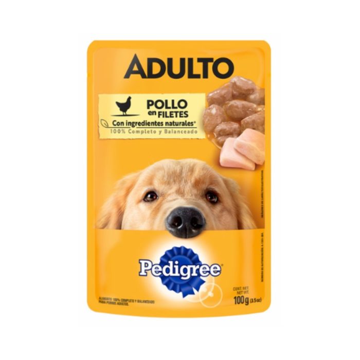 SACHETS PEDIGREE ADULTO RAZA GRANDE POLLO X 18 UNID