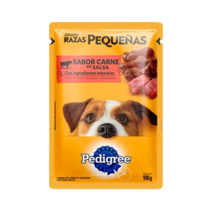 SACHETS PEDIGREE ADULTO RAZA PEQUEÑA CARNE X 12 UNID