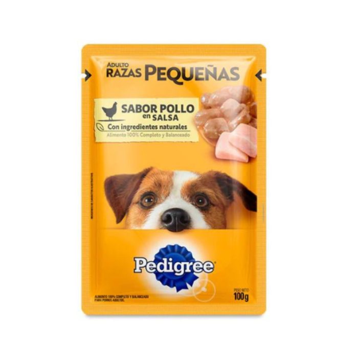 SACHETS PEDIGREE ADULTO RAZA PEQUEÑA POLLO X 12 UNID