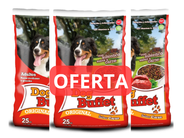 DOG BUFFET ADULTO 25Kg X 10 UNIDADES