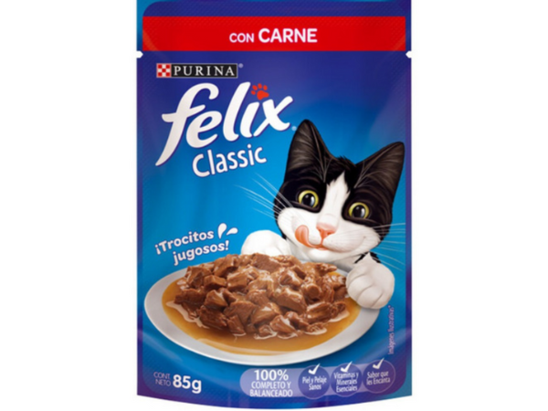 SACHETS FELIX SABOR CARNE x15 unidades