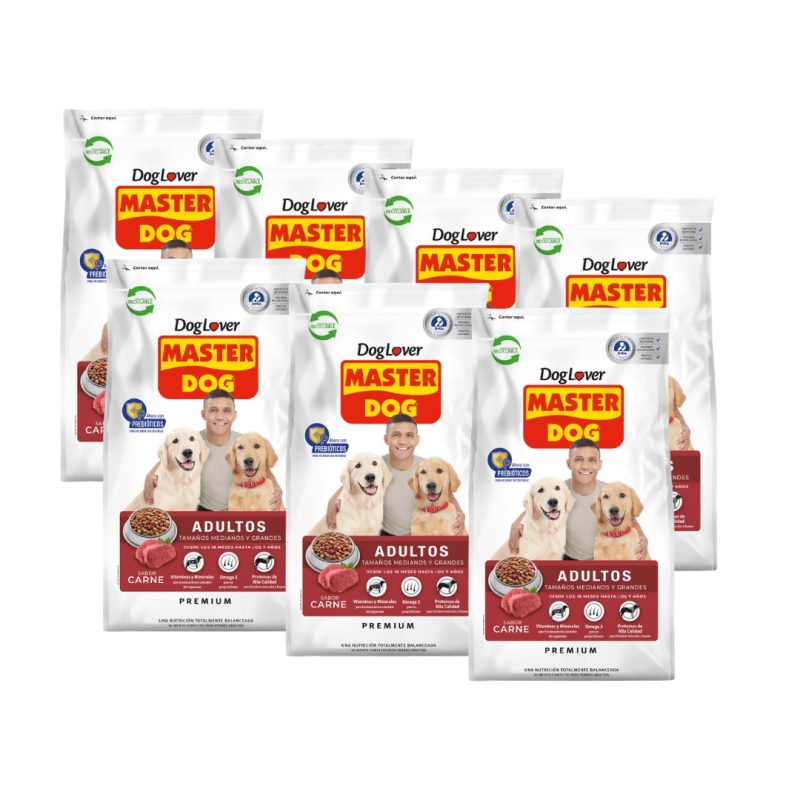 MASTER DOG ADULTO CARNE 18Kg X 10 UNIDADES