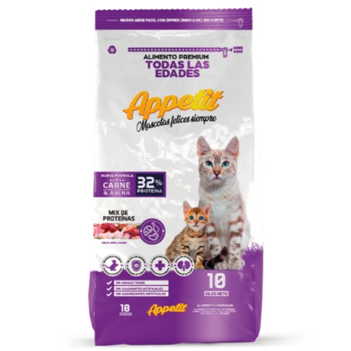 APPETIT GATOS TODAS LAS EDADES 10 K.