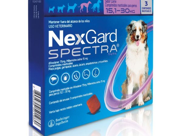 Nexgard Spectra 3 comprimidos 15 a 30k