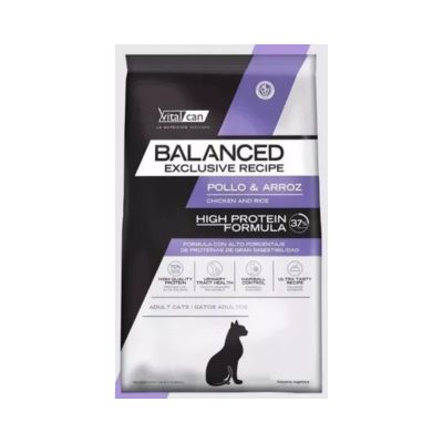 Balanced gato adulto exclusive sabor pollo y arroz    7.5k