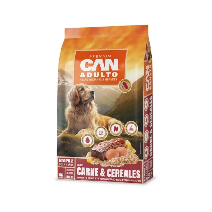 can adulto carne y cereales 18 kilos Can Adulto 18Kg Sabor carne y cereales