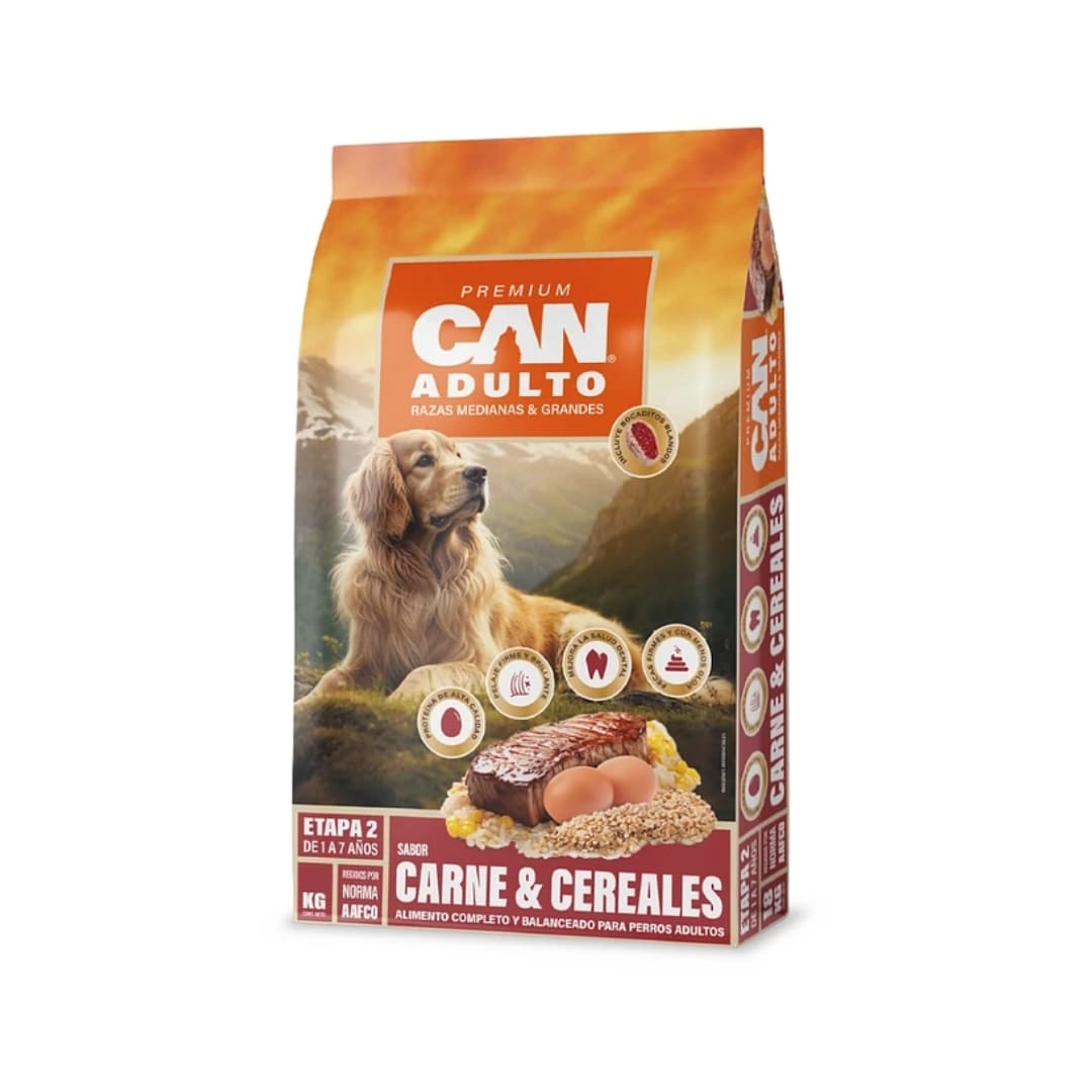 can adulto carne y cereales 18 kilos Can Adulto 18Kg Sabor carne y cereales
