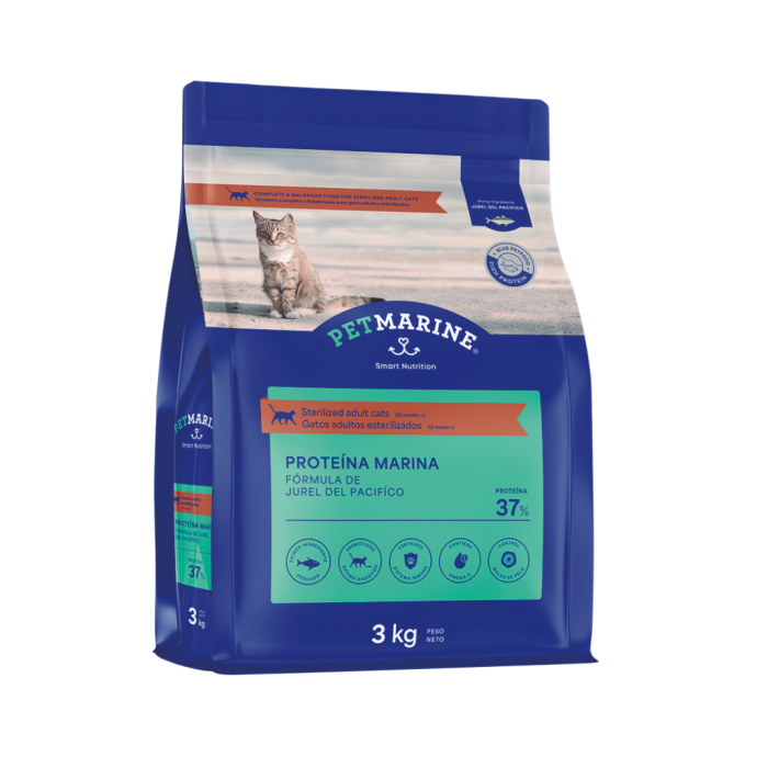 Pet marine gato adulto esterilizado 3kg