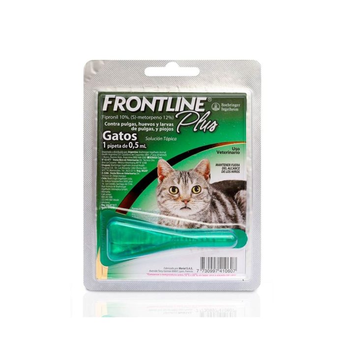 frontline gatos pipeta (1) FRONTLINE PLUS PIPETA PARA GATOS