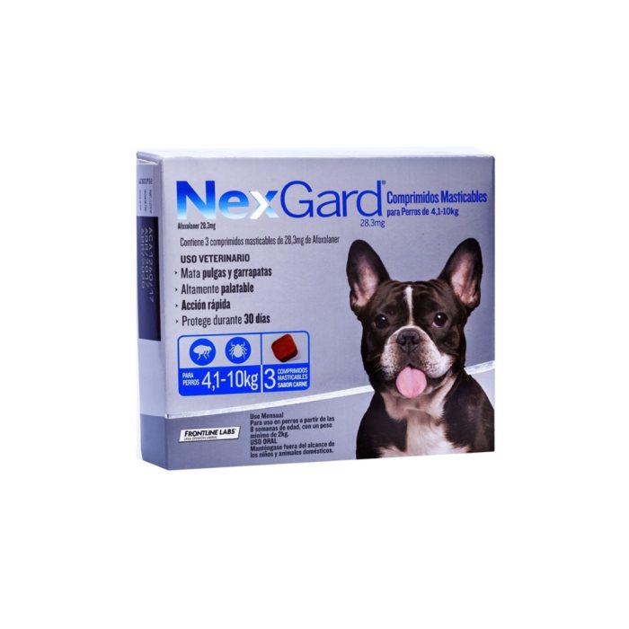 nexgard 4 4a 10 kilos 3 comprimidos Nexgard 3 comprimidos 4 a 10k