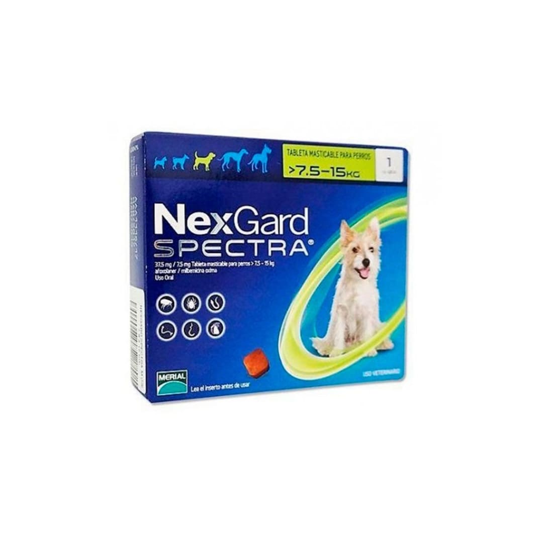 Nexgard Spectra 7.6 a 15 Kilos – Distribuidora AhorroPet