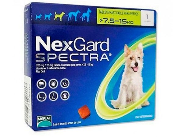 Nexgard Spectra 7.6 a 15 Kilos