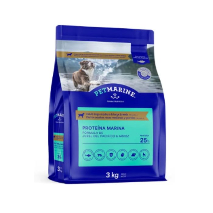 Pet marine perro adulto raza mediana 3kg