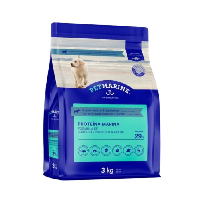 Pet marine cachorro raza mediana y grande 3kg