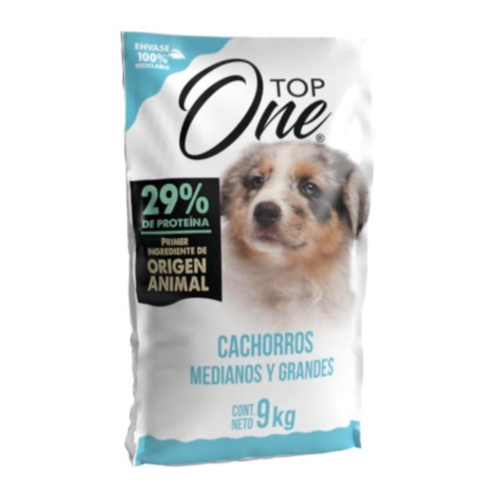 TOP ONE cachorro sabor pollo 9k