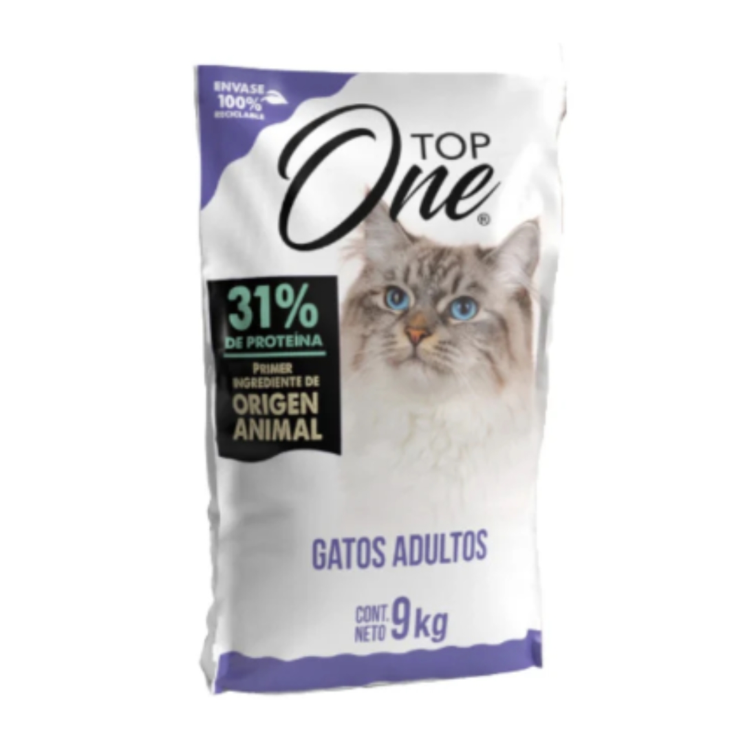 Top One Gato Adulto sabor salmon 9 Kg.