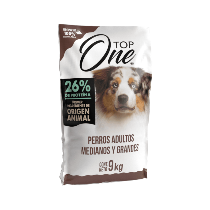 TOP ONE adulto raza mediana grande, sabor pollo 18k