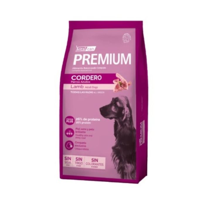 vital can cordero Premium Cordero de Vitalcan alimento para perros todas las razas 20 kilos