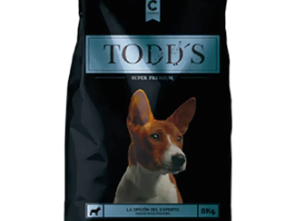 Alimento Premium TODD’S Perro adulto raza pequeña – 8Kg