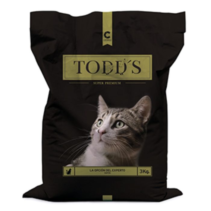 Alimento Premium TODD’S para Gatos adultos - 3kg