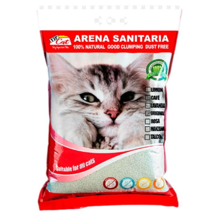 ARENA AGLUTINANTE VIP CAT AROMA ROSAS  - 30Kg