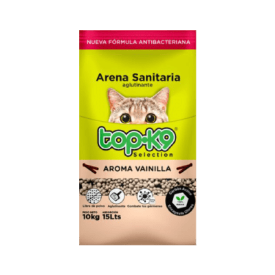 ARENA AGLUTINANTE TOP K9 Aroma Vainilla – 10Kg