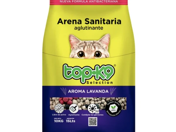 ARENA AGLUTINANTE TOP K9 Aroma Lavanda – 10Kg