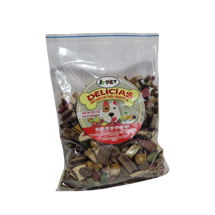 Snacks delicias relleno Apet (Perro Adulto) 1kg x 2 unidades